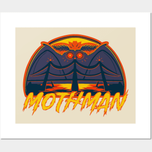 MOTHMAN Posters and Art